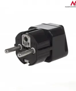 Maclean адаптер socket UK on EU plug universal Maclean MCE155 черен