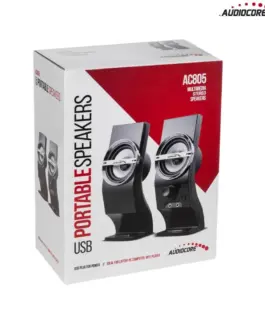 Alternative view of Audiocore Компютър speakers 6W AC805 USB черен