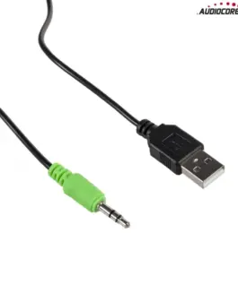 Audiocore Компютър speakers 6W AC805 USB черен