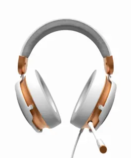 Геймърски слушалки Dark Project Sono Wired - White/Gold