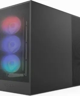 Alternative view of Кутия за компютър NZXT H7 Flow RGB 2024 Edition - Black