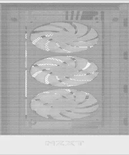 Alternative view of Кутия за компютър NZXT H7 Flow RGB 2024 Edition - White