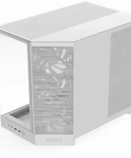 Кутия за компютър NZXT H9 Flow Dual-Chamber - White