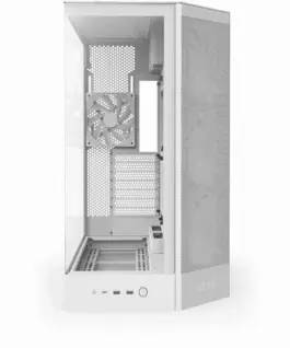 Кутия за компютър NZXT H9 Flow RGB Dual-Chamber - White