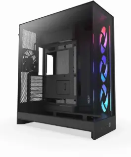 Кутия за компютър NZXT H9 Flow RGB Dual-Chamber - Black