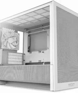 Кутия за компютър NZXT H3 Flow 2025 All White Micro-ATX Tower