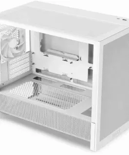 Кутия за компютър NZXT H3 Flow 2025 All White Micro-ATX Tower