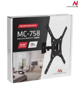 Maclean Brackets for TV MC-758 13-55 инча 30kg черен - Image 4