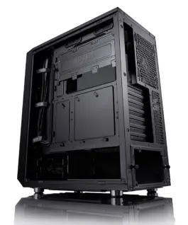 Alternative view of Fractal Design Meshify C черенout Tempeчервен Glass 2.5/3.5 drive capacity uATX/ATX/ITX