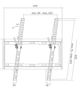 LogiLink TV wall mount