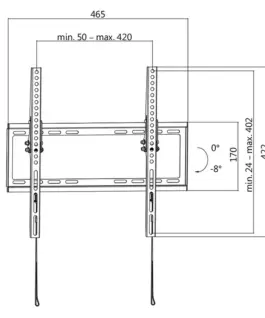 LogiLink TV wall mount
