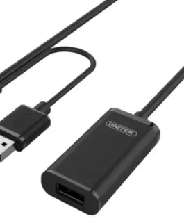 Alternative view of Unitek USB EXTENSION 2.0, 10m, Y-278, черен