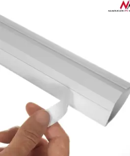 Maclean кабел shielding strip 1.5m 43 * 23 MM бял MTCV-575 with tape
