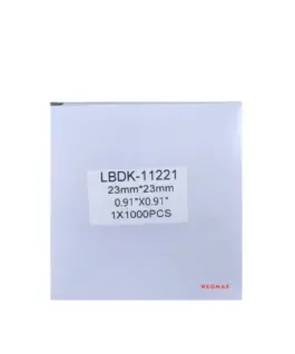 ЛЕНТА ЗА ЕТИКЕТНИ ПРИНТЕРИ BROTHER ТИП DK - SQUARE PAPER LABEL - 23 mm x 23 mm x 1000 - DK11221 (DK-11221) - PN LBDK-112