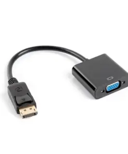 Lanberg DisplayPort адаптер (M) -> VGA 15 pin (F) черен on the кабел