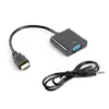 Lanberg HDMI-A (M) -> VGA (F) + audio адаптер on the кабел