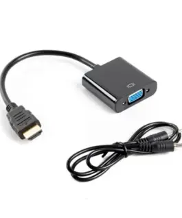 Lanberg HDMI-A (M) -> VGA (F) + audio адаптер on the кабел