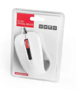 MODECOM M9.1 черен AND бял кабел OPTICAL MOUSE
