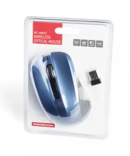 MODECOM WM9.1 черен AND син WIRELESS OPTICAL MOUSE