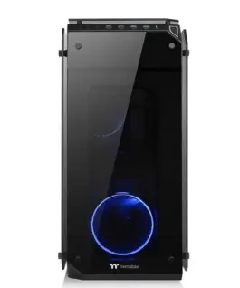 Thermaltake View 71 Riing Tempeчервен Glass - черен