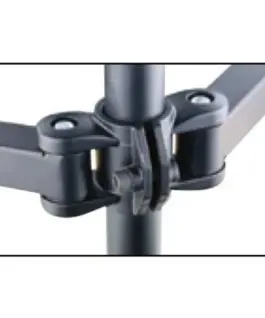 Techly Double twin desk LED/L D монитор arm 13-27 inch черен