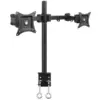 Techly Double twin desk LED/L D монитор arm 13-27 inch черен