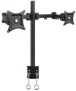 Techly Double twin desk LED/L D монитор arm 13-27 inch черен