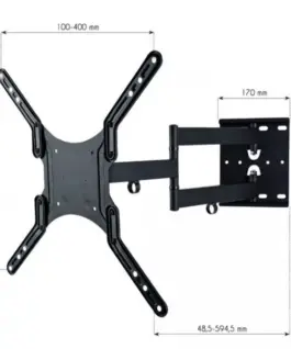 Techly Wall mount LCD/LED 23-55 double arm