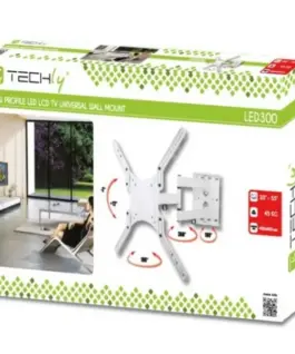 Alternative view of Techly Holder for LCD/LED 23-55inch regulation бял