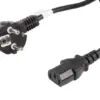 Lanberg Power кабел CEE 7/7 - IEC 320 C13 10M черен