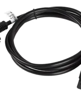 Lanberg кабел power CEE 7/7 – IEC 320 C19 16A VDE 1.8M черен