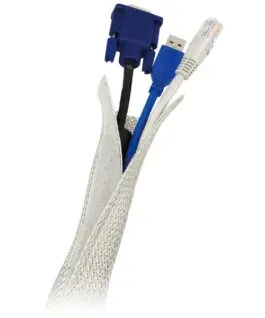 LogiLink Flexible кабел organizer gray