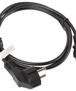 Lanberg Power кабел CEE 7/7 – IEC 320 C13 1.8M черен