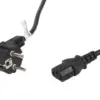 Lanberg Power кабел CEE 7/7 - IEC 320 C13 VDE 5M черен