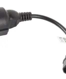 Lanberg Extension power кабел IEC 320 C14 – Schuko 20cm черен