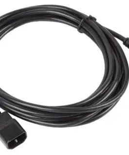 Lanberg Extension power кабел IEC 320 C13 – C14 VDE 5M черен