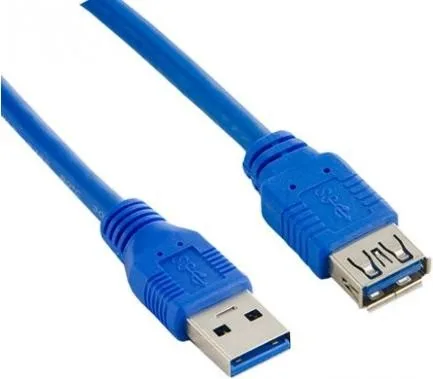 Lanberg удължителен кабел USB 3.0 AM-AF син 1.8M