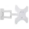 Techly Wall mount for TV LCD/LED/PDP double arm 19-37 25 kg VESA бял
