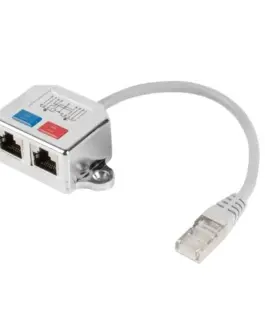 Alternative view of Lanberg RJ45 Port Doubler RJ-45 - 2x RJ-45 FTP