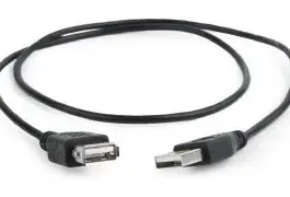 Gembird USB 2.0 удължителен кабел AM-AFI 0.75m черен - Image 3