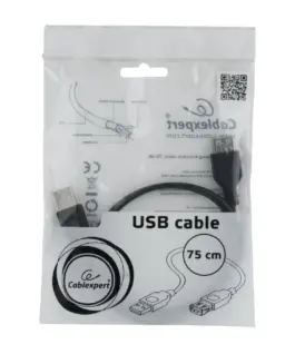 Gembird USB 2.0 удължителен кабел AM-AFI 0.75m черен - Image 4