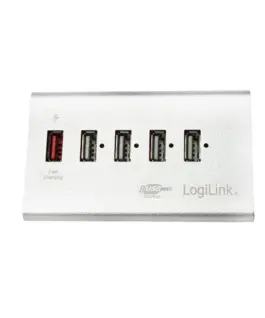 Alternative view of LogiLink Desktop hub 4xUSB 2.0 with захранващ блок