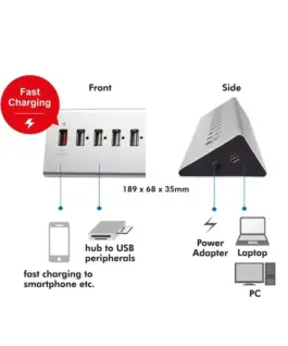 LogiLink High USB 2.0 speed hub 10-port