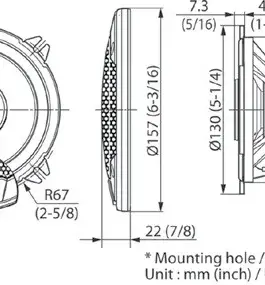 Alternative view of Kenwood KFC-S1366