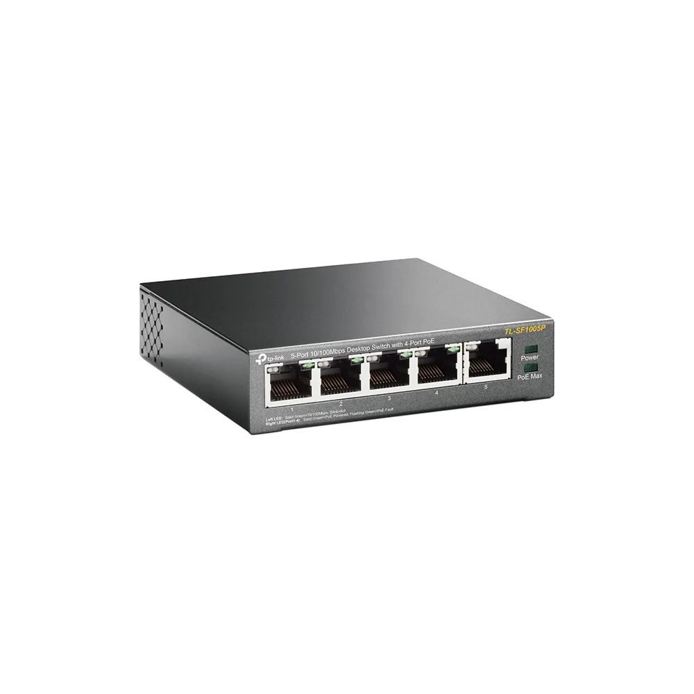 TP-LINK SF1005P switch 5xFE (4xPoE) - Image 2