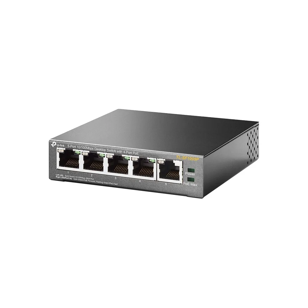 TP-LINK SF1005P switch 5xFE (4xPoE) - Image 3