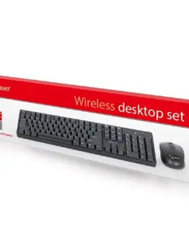 Alternative view of Gembird Keyboard+Mouseкомплект черен/wireless