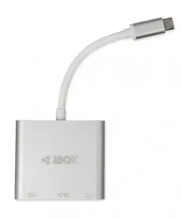 Alternative view of iBOX HUB USB Type-C power delivery HDMI USB A