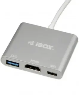 iBOX HUB USB Type-C power delivery HDMI USB A