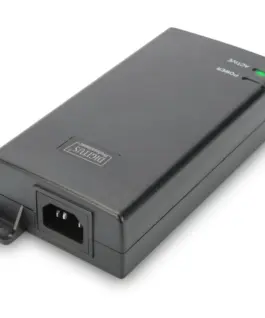 Alternative view of Digitus адаптер PoE+ 802.3at, max. 55V 60W Gigabit 10/100/1000Mbps, active
